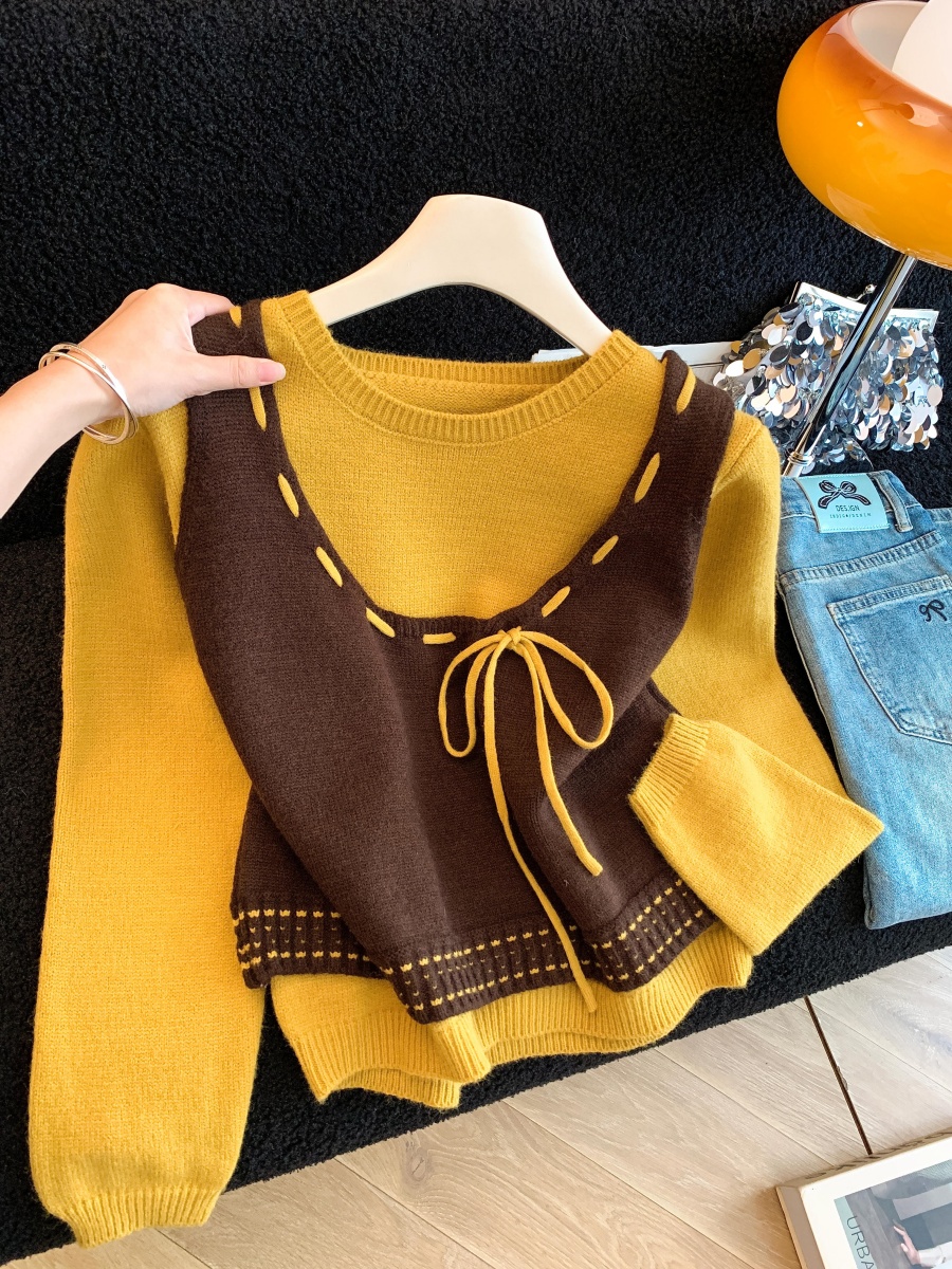 1761498299171_sHKjqA.jpg Women's Retro Knit Two-Piece Vest Set for Fall Winter