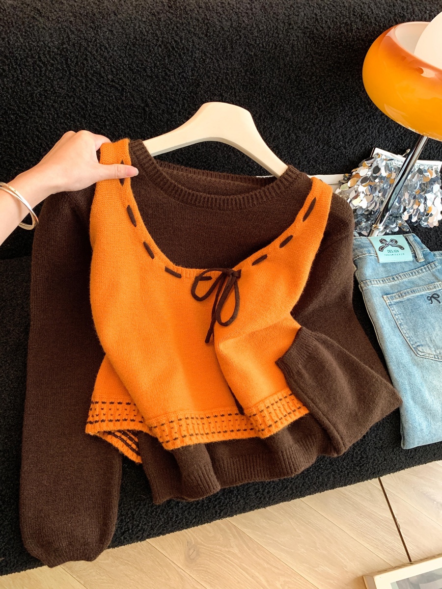 1761498310558_y15Fdn.jpg Women's Retro Knit Two-Piece Vest Set for Fall Winter
